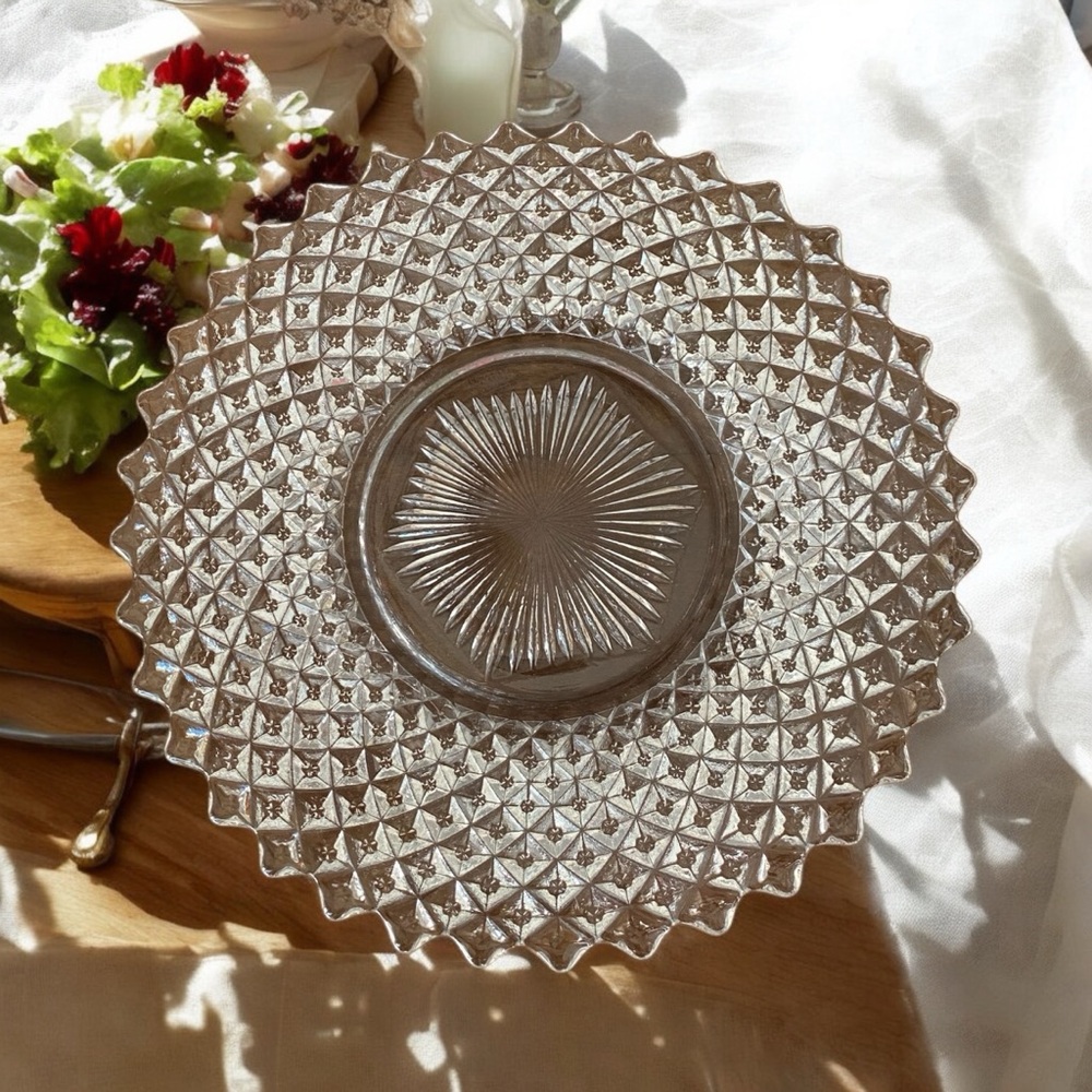 Vintage Westmoreland English Hobnail  8.25" Salad Plate. Mint condition